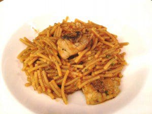 fideos de pescado de sergi de meia