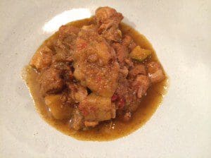 picadillo de cordero de sergi de meia